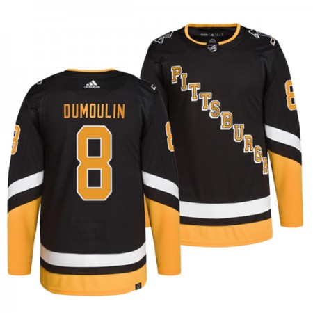 Pittsburgh Penguins tröja Brian Dumoulin 8 Adidas Svart Tredje Authentic - NHL Tröjor Herr